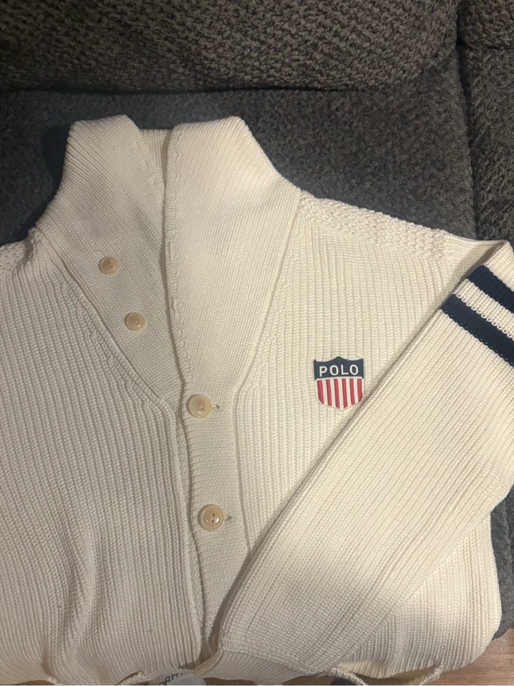 Polo Ralph Lauren shawl cotton cardigan